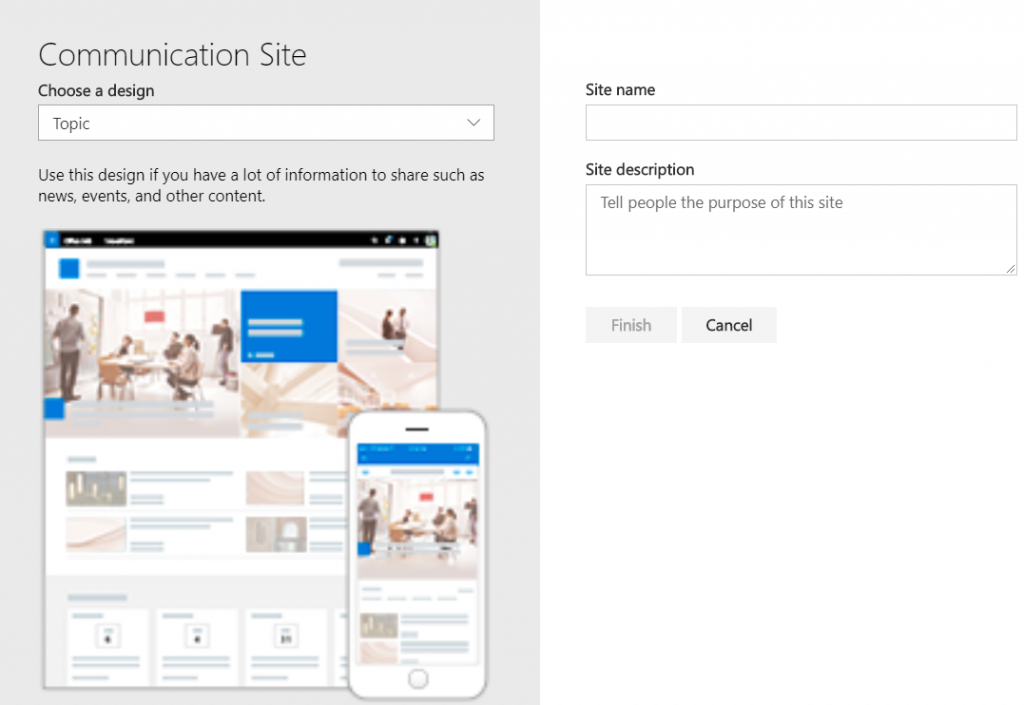 Project Communication Website Examples Communication Site - Turtle Works